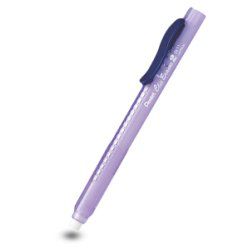 Pentel Clic Eraser 2 gomme à effacer Bleu, Transparent 1 pièce(s)