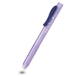 Pentel Stylo-gomme ClicEraser2 ZE11T, bleu-transparent