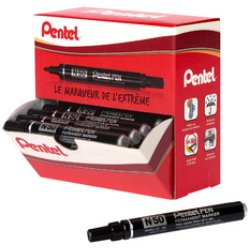 Pentel Marqueur permanent N50, présentoir carton de 36