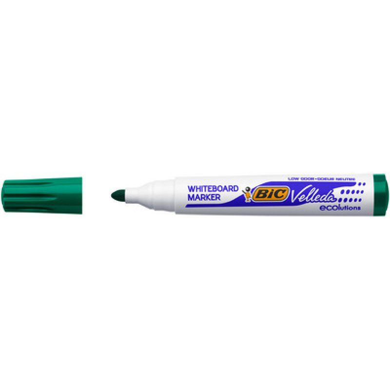 BIC Marqueur tableau blanc Velleda 1701 ECOlutions, vert