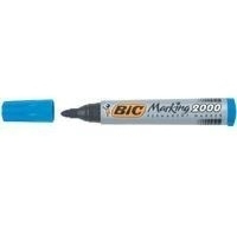 BIC Marking 2000 permanent marker Bullet tip Blue 12 pc(s)