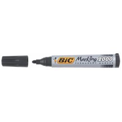 BIC Marking 2000 permanent marker Bullet tip Black 12 pc(s)