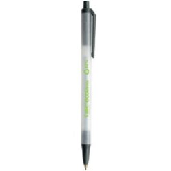 BIC Clic Stic Black Clip-on retractable ballpoint pen Medium