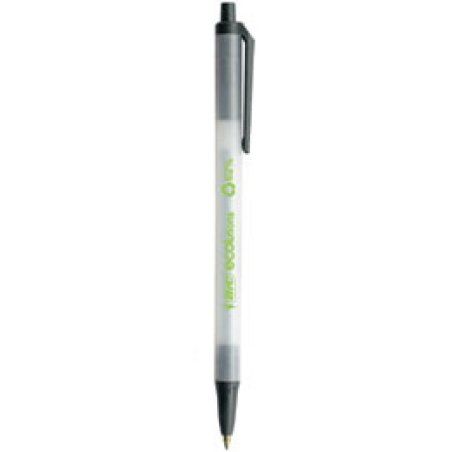 BIC Clic Stic Black Clip-on retractable ballpoint pen Medium