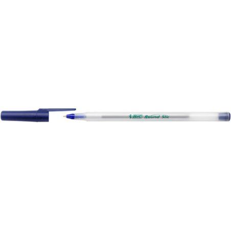 BIC Stylo à bille ECOlutions Round Stic, bleu