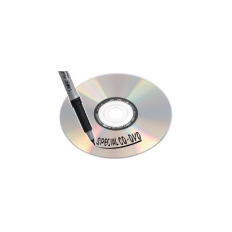 BIC Marqueur pour CD/DVD Marking Ultra Fine, permanent, noir