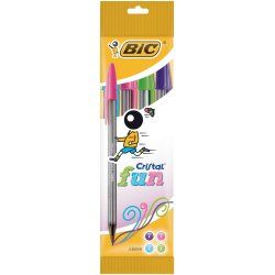 BIC 895792 stylo à bille Bleu, Vert, Rose, Violet