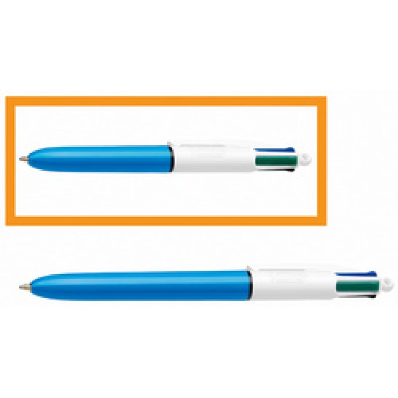 BIC Stylo à bille rétractable 4 Colours mini, largeur du