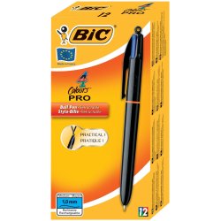 BIC Stylo à bille rétractable 4 Colours PRO