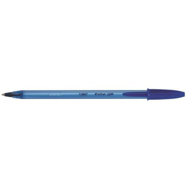 BIC Stylo à bille Cristal Soft, bleu