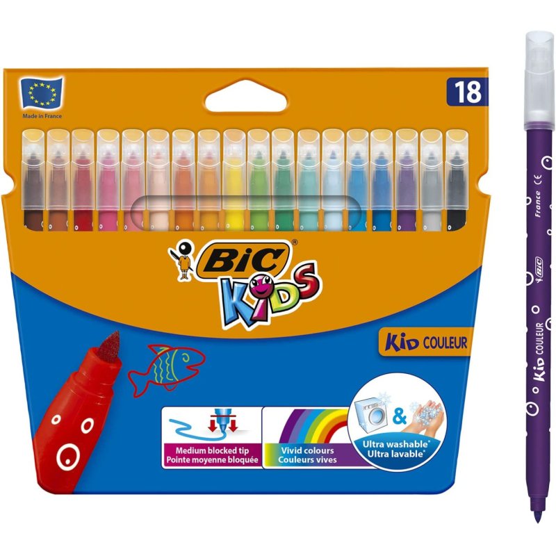 BIC 937508 felt pen Medium Assorted colours