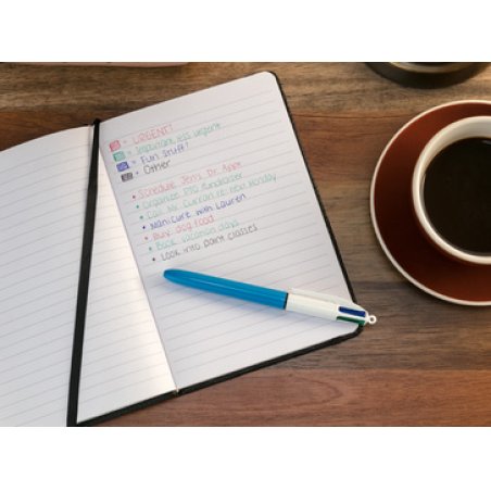 BIC Stylo à bille 4Colours Original, présentoir de comptoir