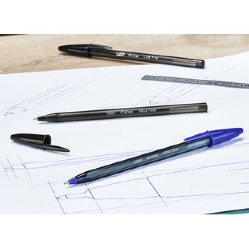 BIC Stylo à bille Cristal Exact, bleu