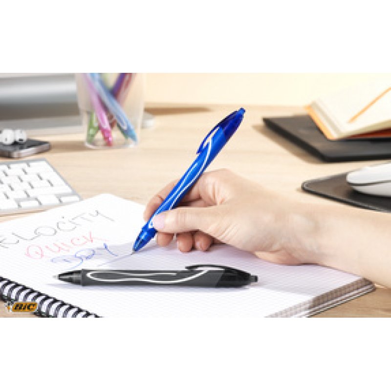 BIC Stylo à encre gel Intensity Quick Dry, violet