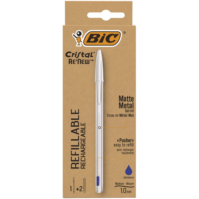 BIC Cristal Renew Blue Stick ballpoint pen 1 pc(s)