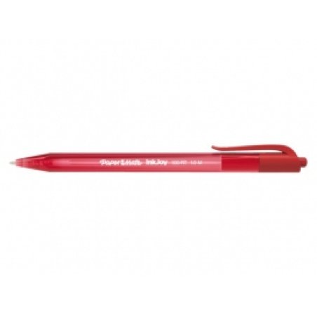 Papermate InkJoy 100 RT Red Clip-on retractable ballpoint pen Medium 20 pc(s)