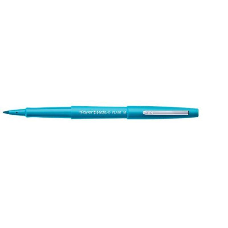 Papermate Flair stylo-feutre Moyen Turquoise 12 pièce(s)