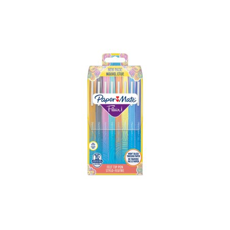 Papermate Flair stylo-feutre Moyen Multicolore 16 pièce(s)