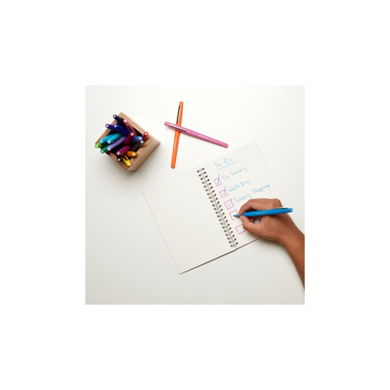 Papermate Flair stylo-feutre Moyen Multicolore 16 pièce(s)