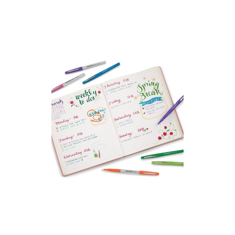 Papermate Flair stylo-feutre Moyen Multicolore 16 pièce(s)