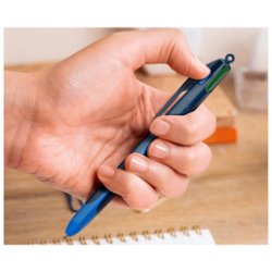 BIC Stylo à bille 4 Colours Smooth Drop, S, présentoir de 30