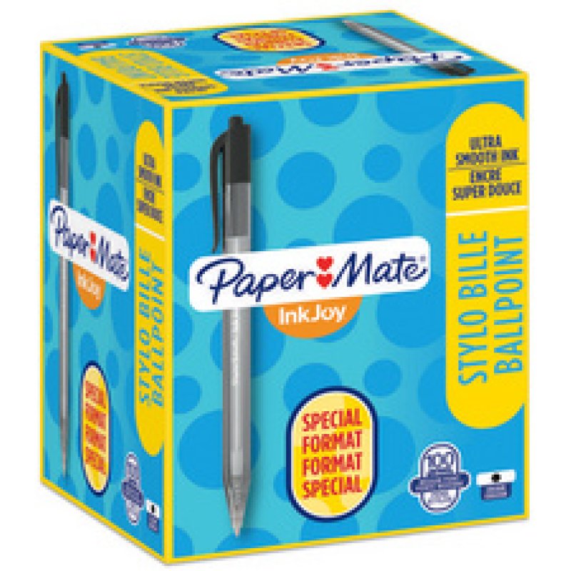 Paper:Mate Stylo à bille InkJoy 100 RT, Value pack, noir