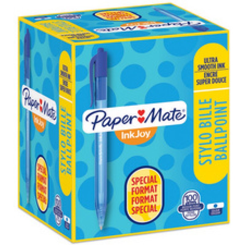 Paper:Mate Stylo à bille InkJoy 100 RT, Value pack, noir