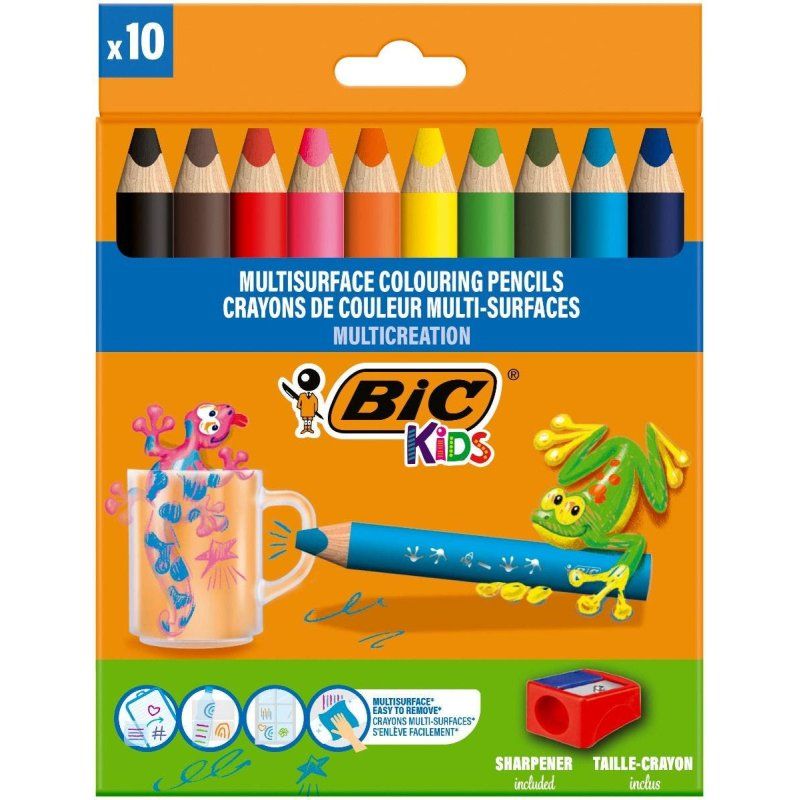 BIC 515276 colour pencil Assorted colours 10 pc(s)