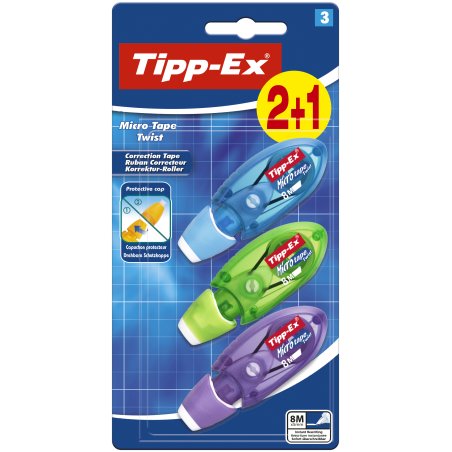 Tipp-Ex Roller correcteur "Micro Tape Twist", assorti