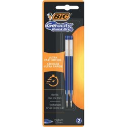 BIC Recharge pour stylo Intensity Quick Dry, S, bleu