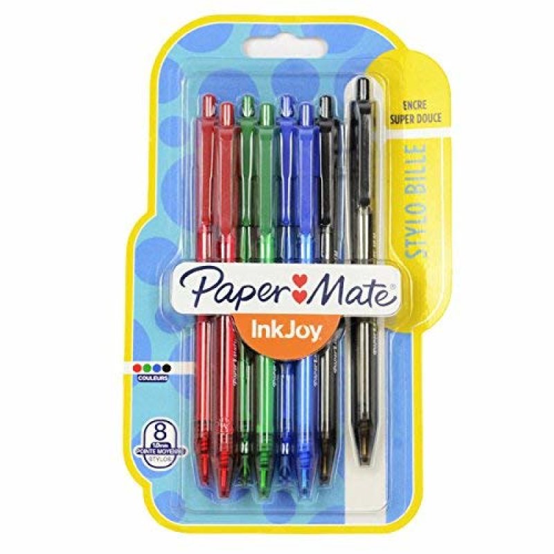 Paper:Mate Stylo à bille InkJoy 100 RT, blister de 8