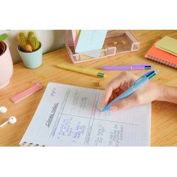 BIC Stylo à bille 4 Colours Pastel, présentoir de 30