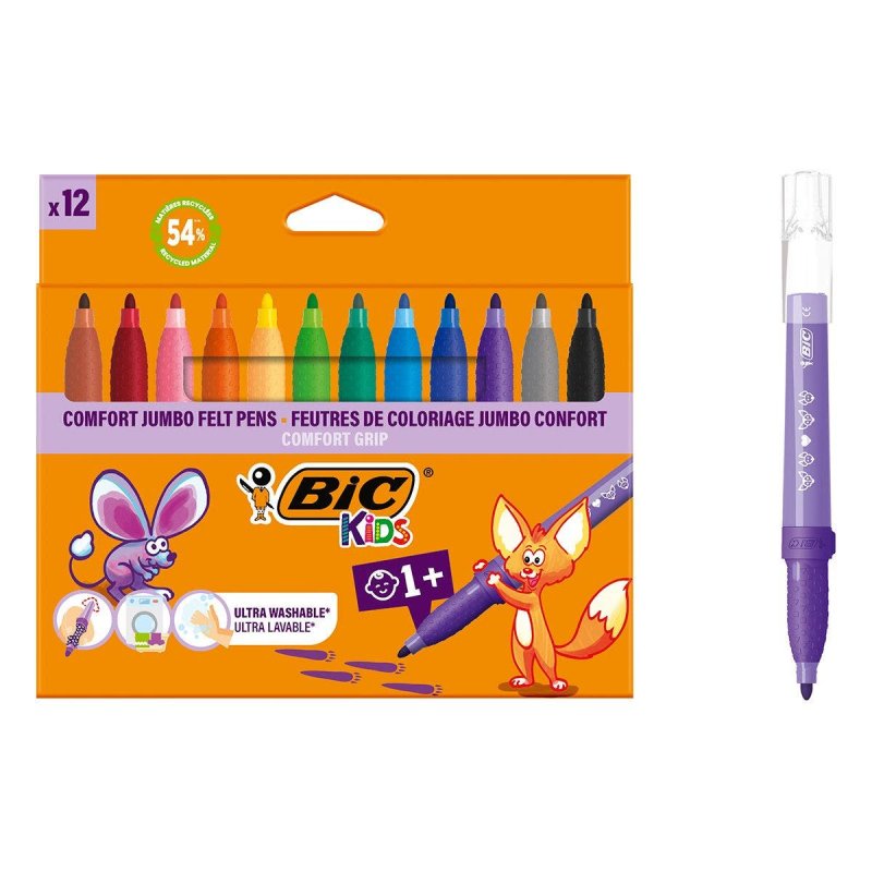 BIC 517250 felt pen Assorted colours 12 pc(s)