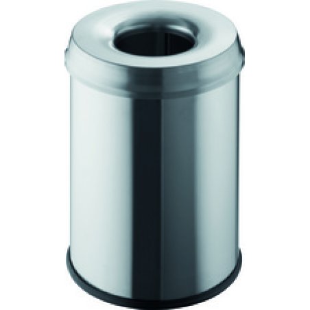 helit Corbeille à papier en acier "the guardian", 15 litres