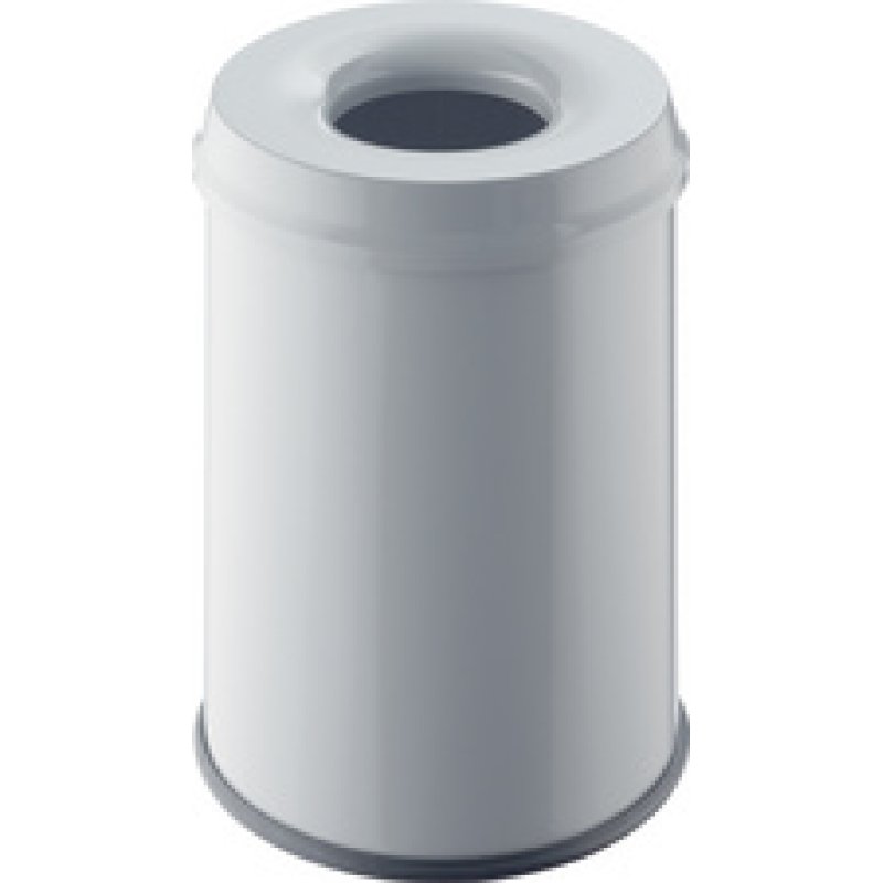 helit Corbeille à papier en acier "the guardian", 15 litres
