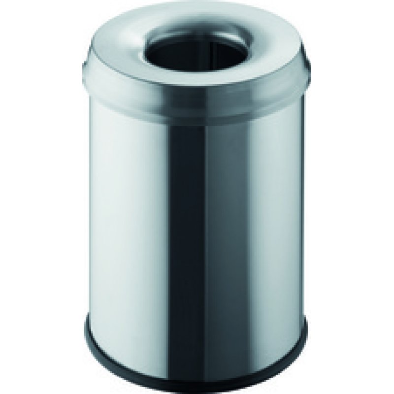helit Corbeille à papier en acier "the guardian", 15 litres