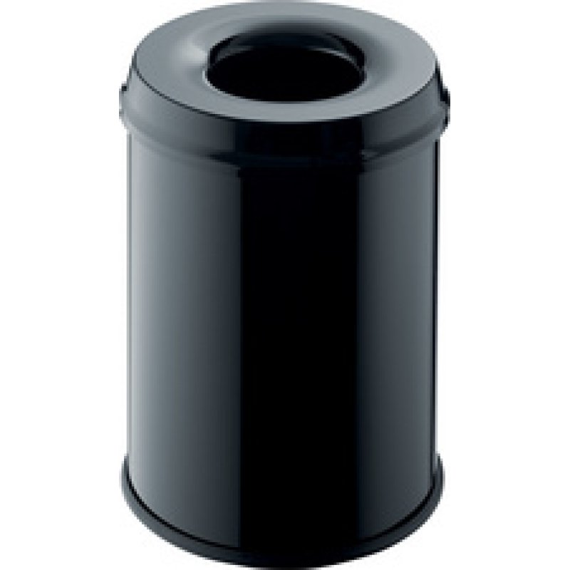 helit Corbeille à papier en acier "the guardian", 15 litres