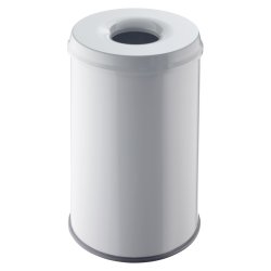 Helit H2515695 waste container Round Steel Grey
