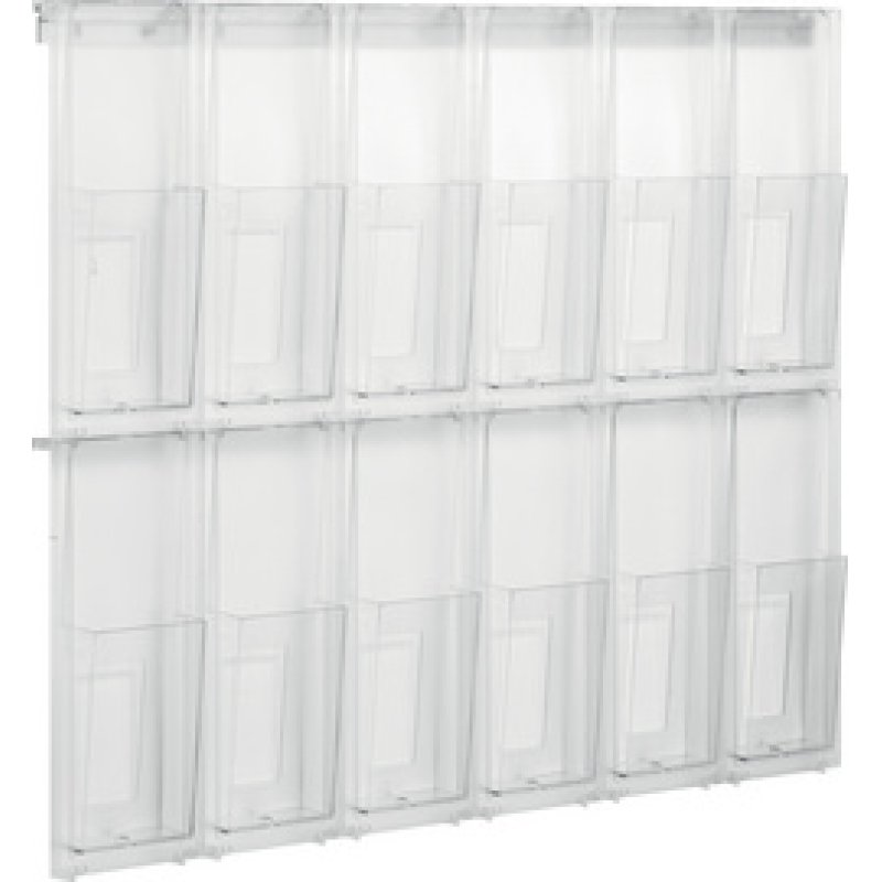 helit Porte-brochures mural "the placativ", transparent