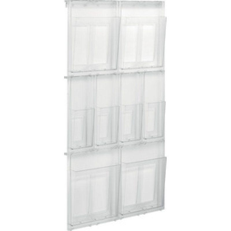 helit Porte-brochures mural "the placativ", transparent