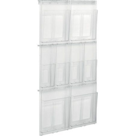 helit Porte-brochures mural "the placativ", transparent
