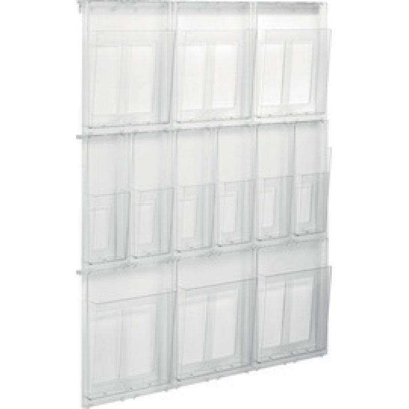 helit Porte-brochures mural "the placativ", transparent