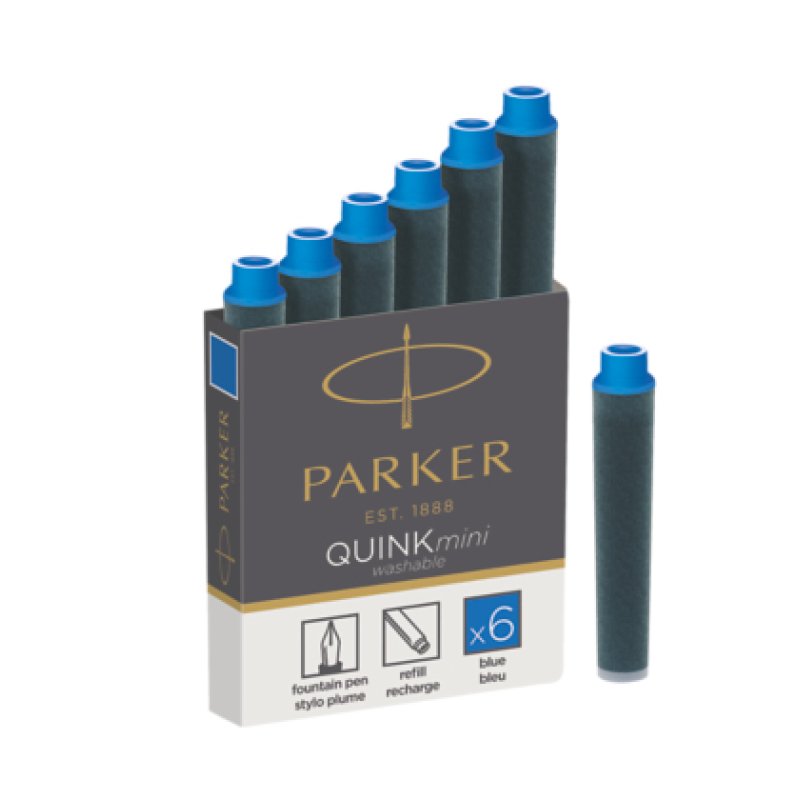 Parker 1950409 recharge pour stylos Bleu 6 pièce(s)