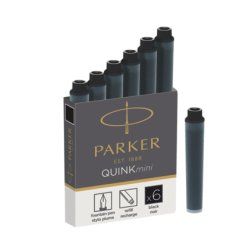 Parker 1950407 recharge pour stylos Noir 6 pièce(s)