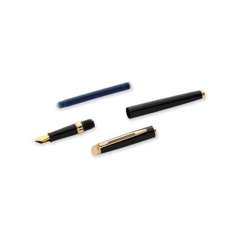 Waterman Hémisphère fountain pen Black, Gold 1 pc(s)