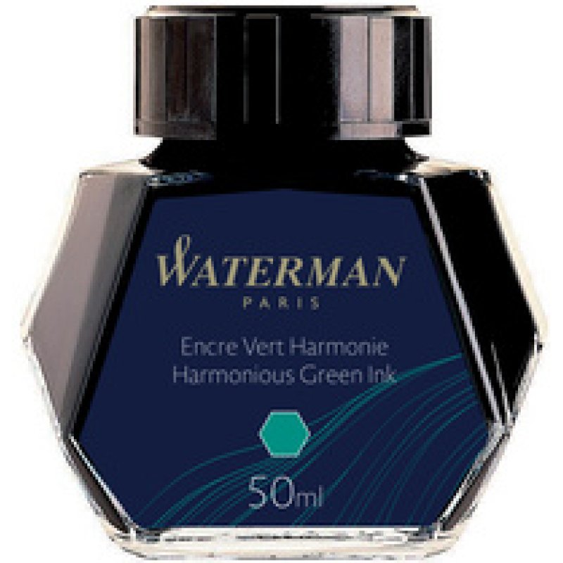 WATERMAN Flacon d'encre, contenu: 50 ml, vert harmonie