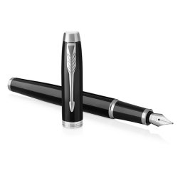 PARKER Stylo plume IM Laque Noire C.T.