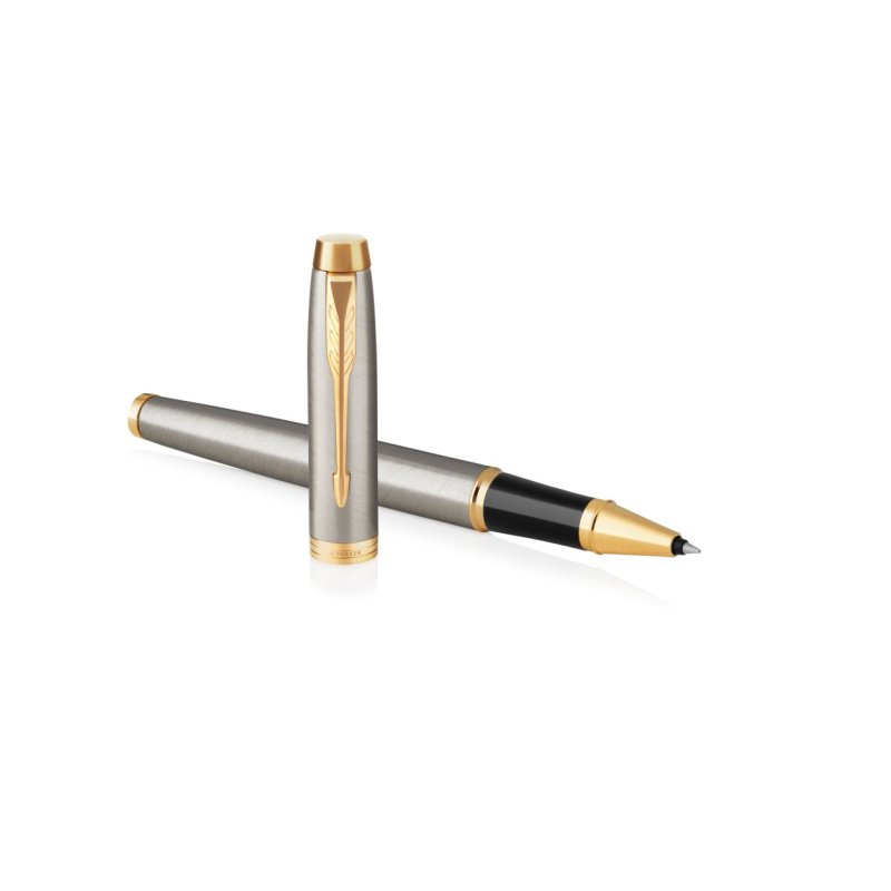 PARKER Stylo roller IM Métal Brossé G.T.