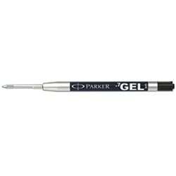 PARKER Recharge QUINK gel, tracé: M, blister de 2, noir