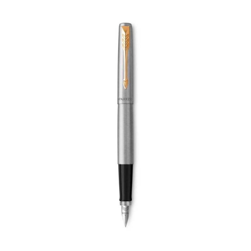 Parker Jotter fountain pen Black, Gold, Stainless steel 1 pc(s)